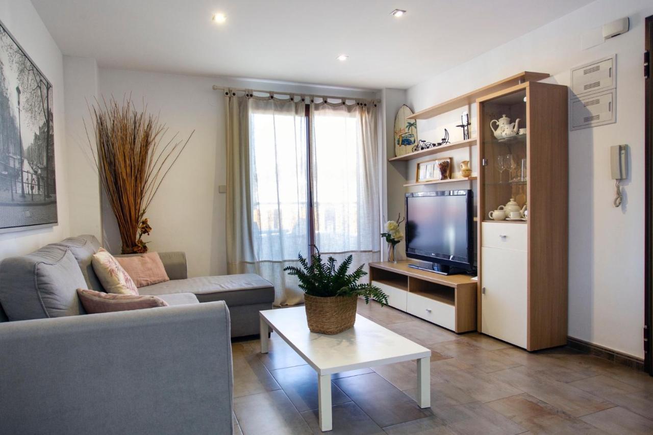 Apartamento a 50 metros de la playa, Luminoso y acogedor Oliva Exterior foto